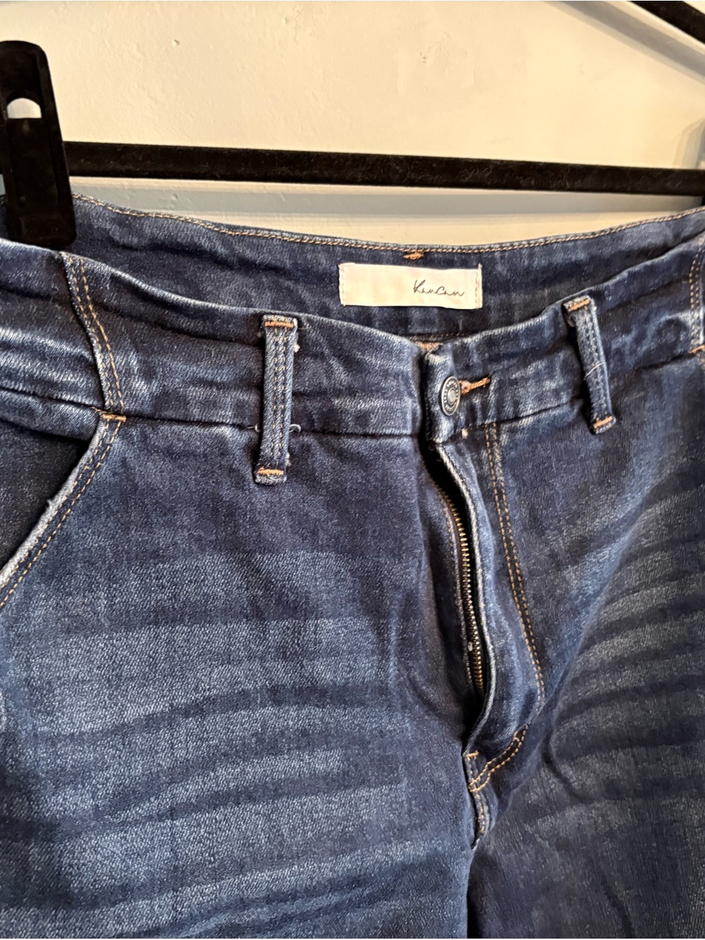 KanCan Dark Wash Wide Leg Jeans